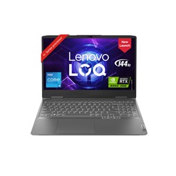 Picture of Lenovo LOQ - Intel Core i5-12450H 15.6" 82XV00F4IN Gaming Laptop (16GB/ 512GB SSD/ Full HD Display / Windows 11 Home / NVIDIA RTX 2050 4GB Graphics/ Office 2021/ 1Year Warranty/ Storm Grey/ 2.4Kg)